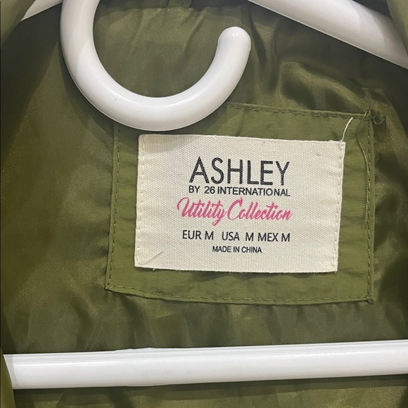 Ashley By 26 International Olive Varsity Jacket - Picture 4 of 5